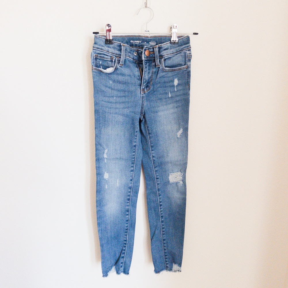 Old Navy Kids Blue Distressed Jeans